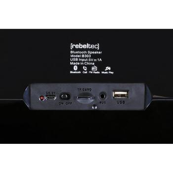 Rebeltec SoundBox 400 Bluetooth Колонка с Micro SD / Radio / Aux / 3600 mAh / 20W (RBLGLO00012)