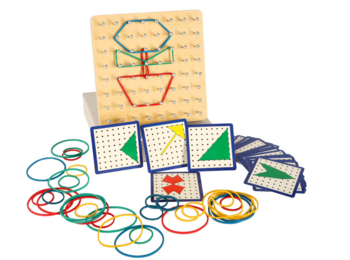 RoGer Развивающая игра Geoboard с резинками (RO-5177)