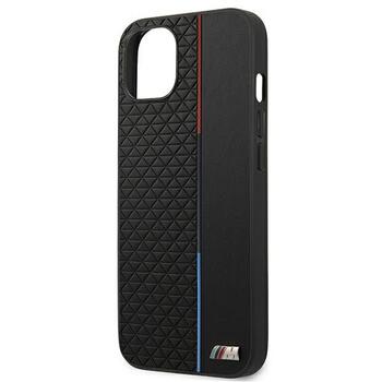 BMW Коллекция M BMHCP13STRTBK Back Case Кожанный Чехол для телефона Apple iPhone 13 Mini (BMHCP13STRTBK)