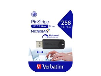 Verbatim PinStripe USB Флэш-память 256GB (49320)