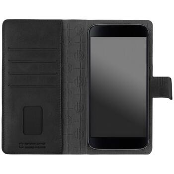 Bugatti L Ādas Apvalks Mobilajam Telefonam Priekš Ierīcēm 5.1-6'' (7.5 х 15.5 cm) Melns (BUG-UNI-BUKL-BK)