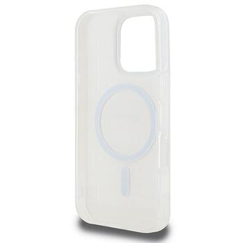 DKNY Repeat Texture Pattern With Stripe Защитный Чехол для Apple iPhone 16 Pro (DKHMP16LHRHSEP)