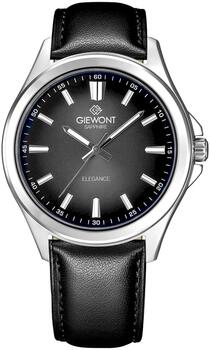 Giewont Elegance Sapphire Vīriešu rokas pulkstenis GW5160-A2 / melns (GW5160-A2)