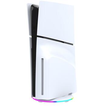 iPega P5S025S Вертикальная подставка с RGB для PS5 Slim/PS5 Pro / белый (PG-P5S025S)