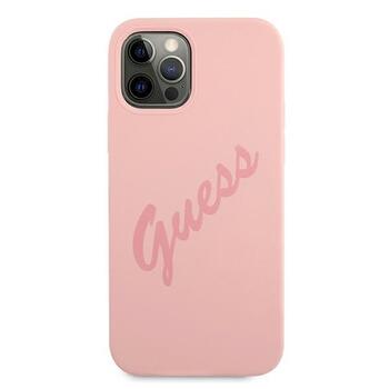 Guess GUHCP12LLSVSPI Script Vintage Защитный чехол для iPhone 12 Pro Max 6,7