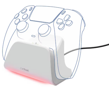 Trust GXT255W Подставка для зарядки двух контроллеров PlayStation 5 DualSense™ (GXT255W)