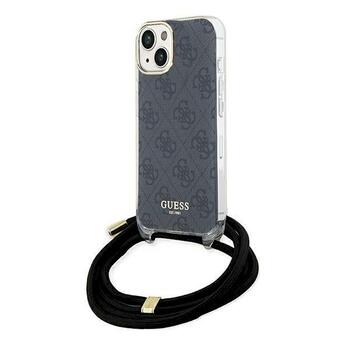 Guess GUHCP15SHC4SEK Crossbody Cord 4G Print Защитный чехол для iPhone 15 / 14 / 13 6.1
