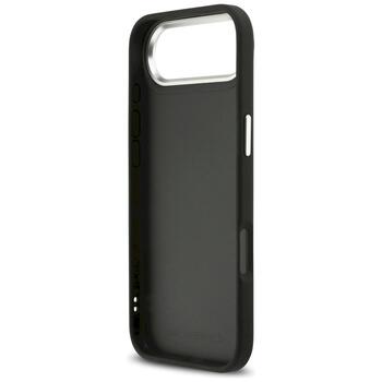 Karl Lagerfeld FW Grained Karl & Choupette Heads Pins & Logo Case Защитный чехол для iPhone Air / чёрный (KLHCP17MPSFDHPOK)