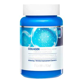 FarmStay Collagen Water Full Moist Cream Ampoule 250ml Сыворотка для лица (8809035143476)