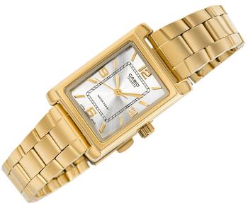 Casio Timeless LTP-1234PG-7AEG Женские Часы 21mm Gold Case Silver Dial (LTP-1234PG-7AEG)