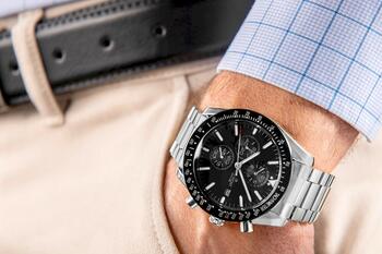 Giewont Vīriešu rokas pulkstenis Chronograph Sapphire / sudraba/melns (GW8720-B2)