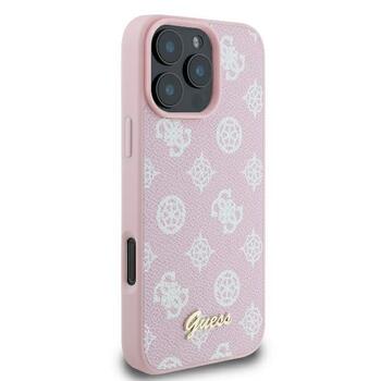 Guess GUHMP16LPGPYSP Peony Script Logo MagSafe Защитный чехол для iPhone 16 Pro 6.3
