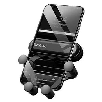 Mocco L002 Gravity Universāls Auto Stiprinājums Gaisa Restei (MC-GHD-AQL002-BK)
