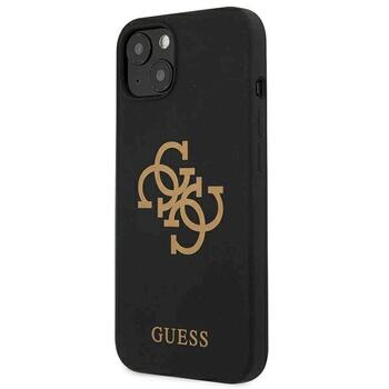 Guess GUHCP13SLS4GGBK Silicone 4G Logo Защитный чехол для iPhone 13 mini 5,4