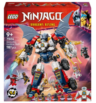 LEGO NINJAGO Zane's Ultra Combiner Mech 71834 Konstruktors (71834)