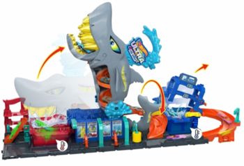 Hot Wheels HTN82 City Ultra Shark Automazgātava mašīnām (HTN82)