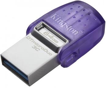Kingston DataTraveler microDuo 3C 256GB USB Type-A + USB Type-C USB флешка (DTDUO3CG3/256GB)