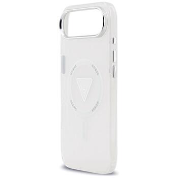 Case Guess IML Gradient Triangle Logo MagSafe Защитный чехол для iPhone Air / прозрачный (GUHMP17MHGTMLCGT)