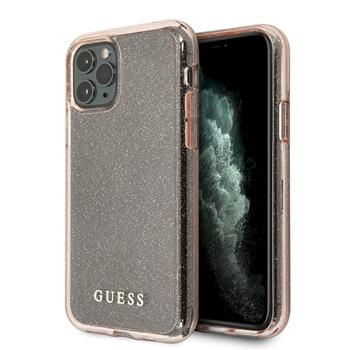 Guess GUHCN58PCGLPI Aizsargapvalks priekš iPhone 11 Pro Glitter / rozā (GUHCN58PCGLPI)