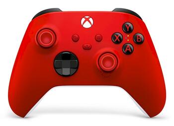 Microsoft Xbox Wireless Controller Robot White Spēļu kontrolieris / sarkans (QAU-00012) (QAU-00012)