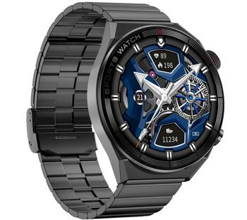 Rubicon RNCE99 Смарт-часы Black Metal + Silicon / чёрный (SMARUB194)