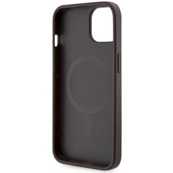 Guess GUHMP14SP4RPSW Hardcase 4G Printed Stripes MagSafe Aizsargapvalks priekš iPhone 14 / 15 / 13 6.1