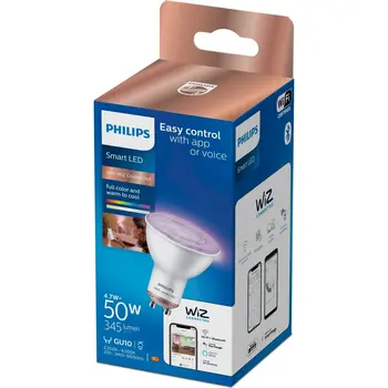 Philips Умная светодиодная лампа GU10 50W RGB Smart (929003772321)