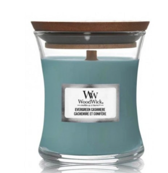 Woodwick Evergreen Cashmere Aromātiskā svece 275 g (5038581155784)
