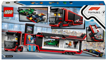 LEGO CITY 60445 F1 - Truck with RB20 & AMR24 F1 Cars Konstruktors (60445)