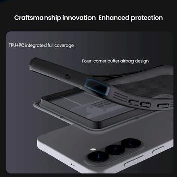 Nillkin CamShield PRO Hard Case Защитный чехол для Samsung Galaxy S26+ / прозрачный чёрный (57983129401)