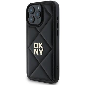 DKNY Quilted Stack Logo Защитный Чехол для Apple iPhone 16 Pro (DKHCP16LPQDSLK)