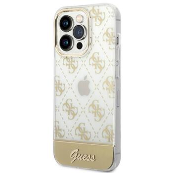 Guess GUHCP14XHG4MHG Hardcase 4G Pattern Script Aizsargapvalks priekš iPhone 14 Pro Max 6,7