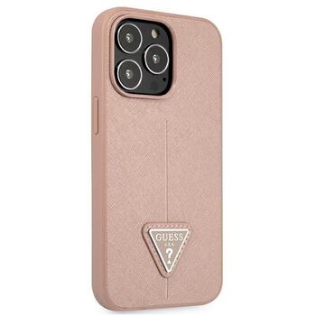 Guess GUHCP13LPSATLP Saffiano Triangle Logo Защитный чехол для iPhone 13 Pro / 13 6,1