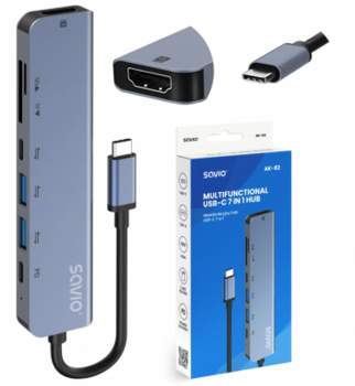 Savio AK-82 USB-C Centrmezgls (SAVAK-82)