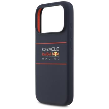 Red Bull Silicone Horizontal Centered Logo MagSafe Case Чехол для Apple iPhone 17 Pro (RBHMP17L24SIHSRV)