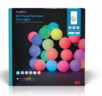 Nedis SmartLife Vieda LED Apgaismojuma Virtene 8m (WIFILP02C48)