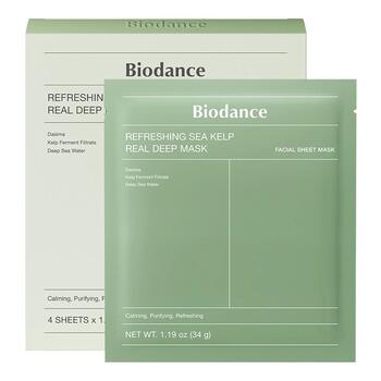 BIODANCE Refreshing Sea Kelp Real Deep Mask 4 pc 34g Маска для лица (8809891184576)