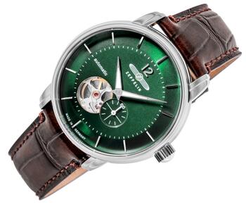 ZEPPELIN LZ120 Open Heart Automatic Vīriešu pulkstenis 8166-4 / sudraba (8166-4)