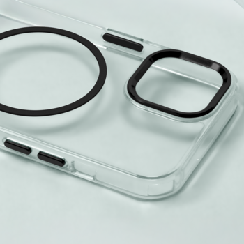 Mocco Clear Thin Mag Back Case Aizmugurējais apvalks priekš Apple iPhone 17 Air (MO-CTM-IP-17AIR-BK)