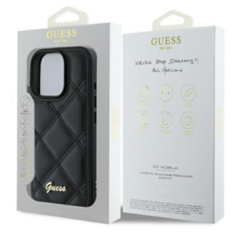 Guess GUHCP16MPSQSQSK Aizmugurējais Apvalks Priekš Apple iPhone 16 Plus (GUHCP16MPSQSQSK)
