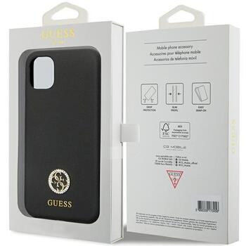 Guess GUHCN614DGPK Silicone Logo Strass 4G Защитный чехол для iPhone 11 / Xr 6.1