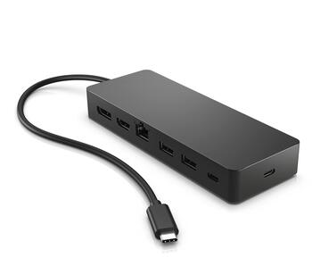 HP Universal USB-C Hub Док-станция USB-C / HDMI / DisplayPort / 2 x USB / RJ-45 / PD 65W (9H0H9AA#ABB)