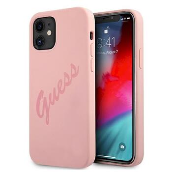 Guess GUHCP12SLSVSPI Script Vintage Защитный чехол для iPhone 12 mini 5,4