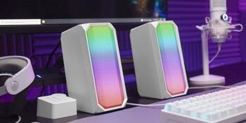 Mars Gaming MSRGBW Bluetooth Стерео Колонки / 15W / 3.5mm Audio / RGB / USB (MSRGBW)