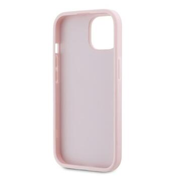 Karl Lagerfeld KLHCP15MPQDSMGP Hardcase Diagonal Quilted Sc Aizsargapvalks priekš iPhone 15 Plus/14 Plus 6.7