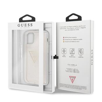 Guess GUHCN58SGTLGO Glitter Triangle Защитный чехол для iPhone 11 Pro / золотой (GUHCN58SGTLGO)
