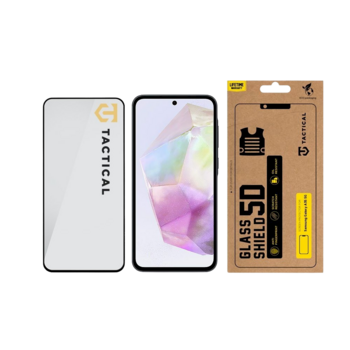 Tactical Glass Shield 5D Защитное стекло для Samsung Galaxy A35 5G / чёрный (TA-57983118590)