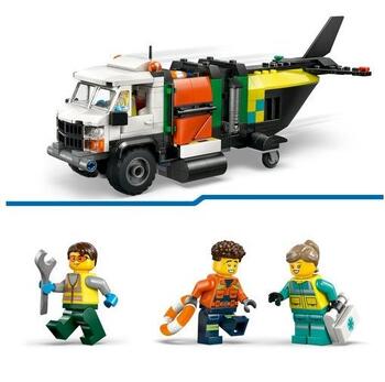 LEGO CITY 60505 Airplane, Service Truck and Hovercraft Remix Konstruktors (60505)