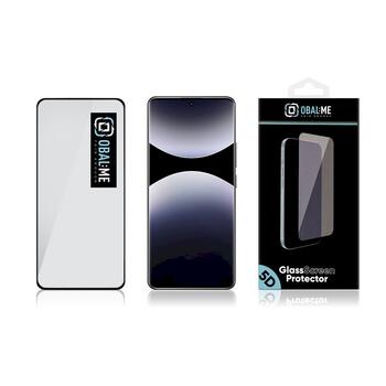 OBAL:ME 5D Glass Screen Protector Защитное стекло для Xiaomi Redmi Note 14 Pro 4G/5G/Poco X7 5G / чёрный (57983124432)