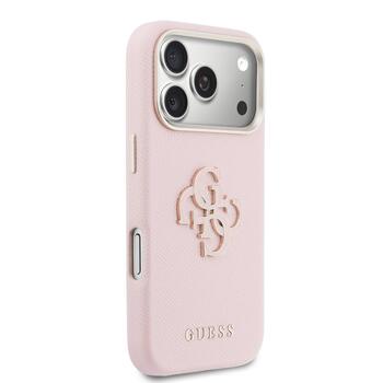 Guess PU Resin Logo Case Чехол для Apple iPhone 17 Pro Max (GUHCP17X5PS4RGGP)